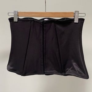 black half corset